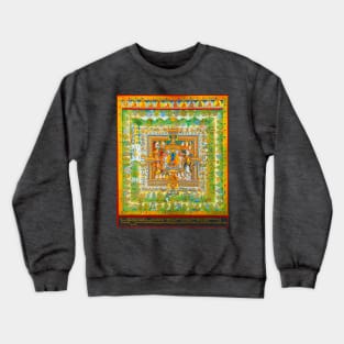 Medicine Buddha's paradise Psychedelic Crewneck Sweatshirt